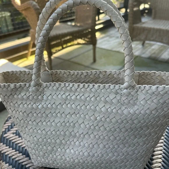 NWT Madewell Woven Mini Tote Bag - Picture 5 of 7